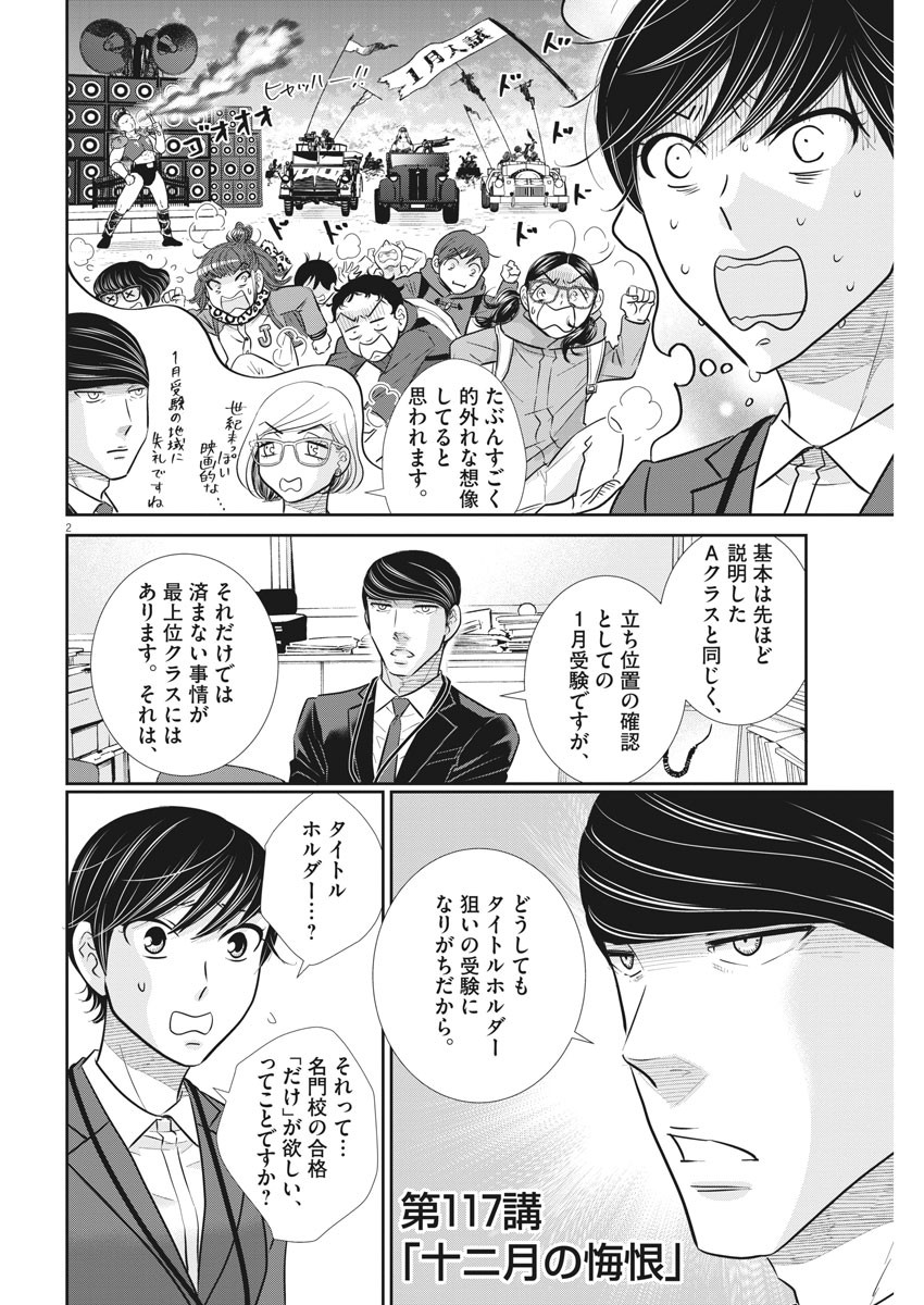 Nigatsu no Shousha -Zettai Goukaku no Kyoushitsu- - Chapter 117 - Page 2