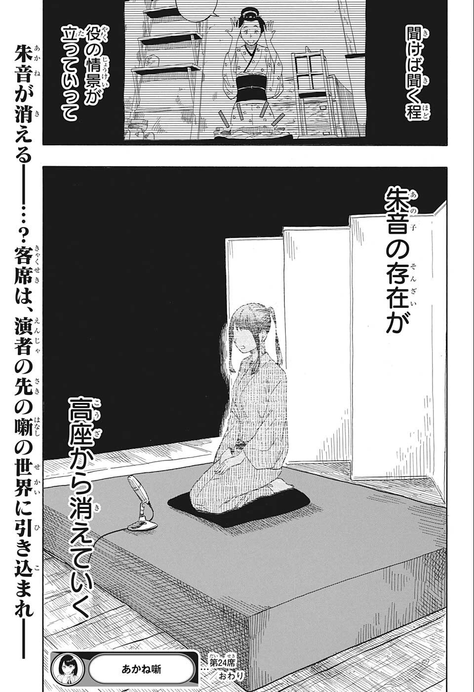 あかね噺 Chap 24 - Next Chap 25