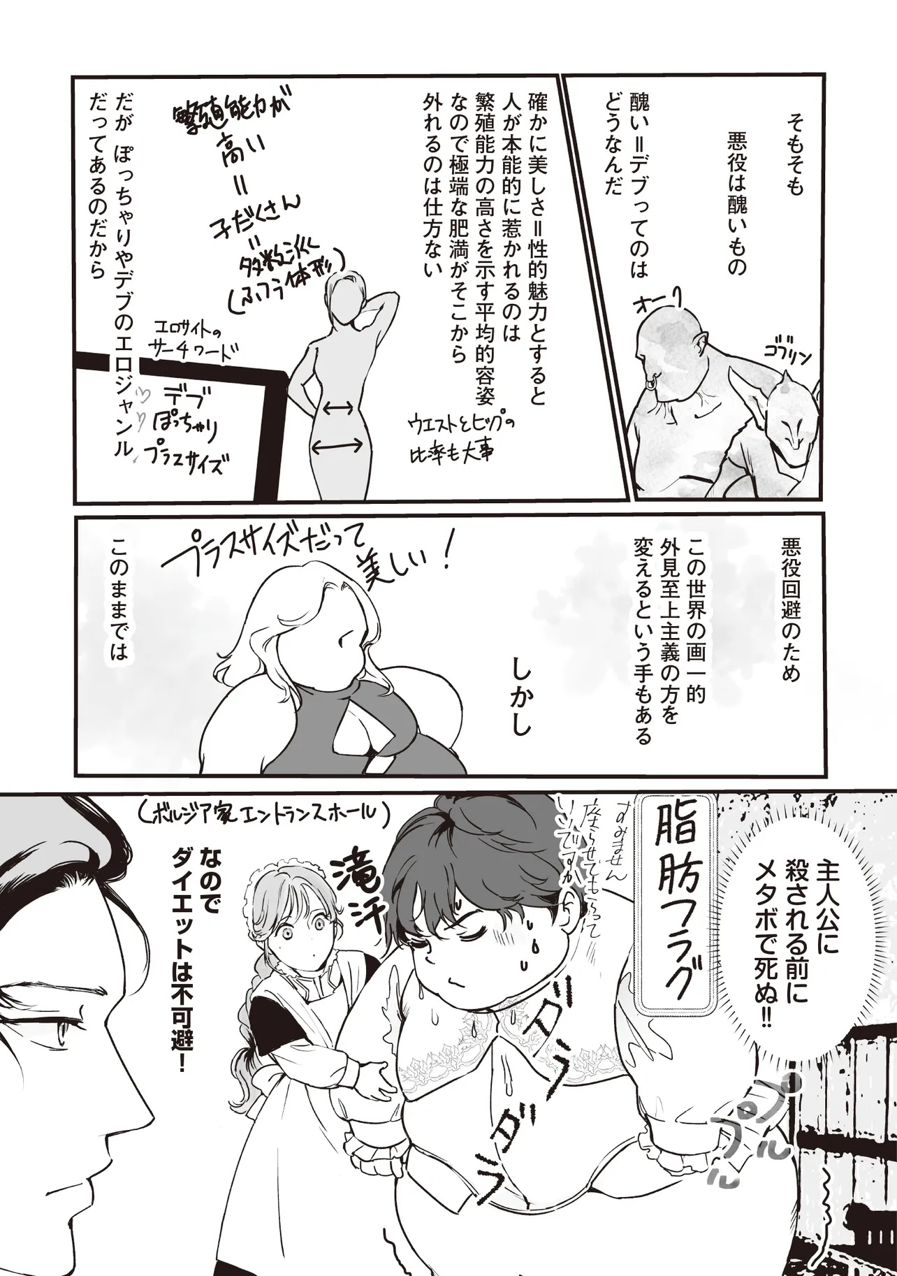 Akuyaku ga Ippai Detekuru Eroge no Kimo Debu Akuyaku Kizoku ni Tensei Shita - Chapter 3.1 - Page 1