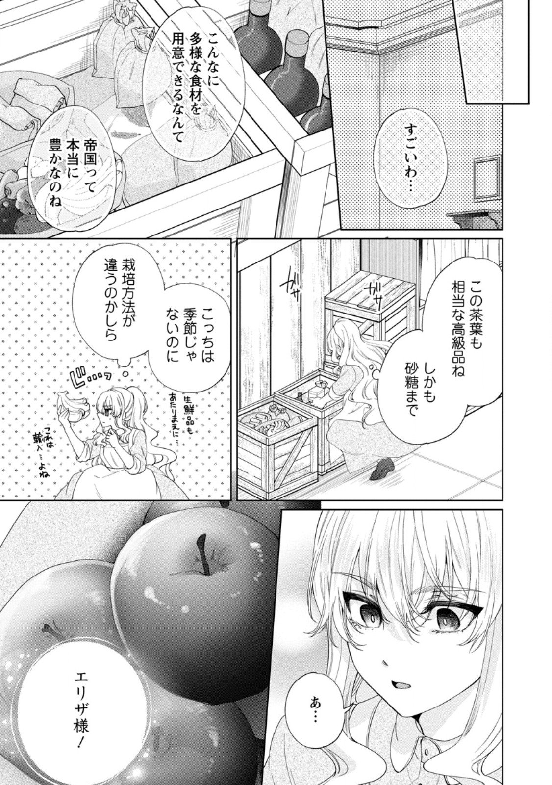 Akuyaku Reijou no Nariagari: Rinkoku de Houseki no Seijo to Yobareru Made - Chapter 5.1 - Page 9