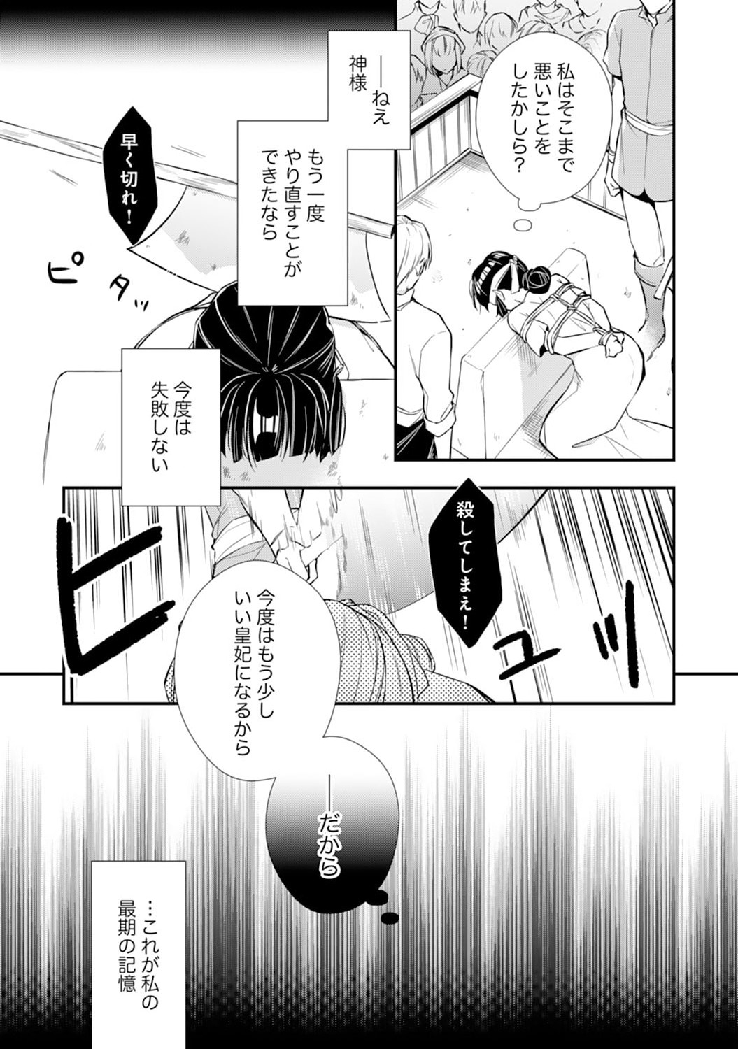Akuyaku Reijou wa Futatabime no Jinsei de Kaerizaku ~Hametsu Endo wo Kaihi Shite, Koi mo Teii mo Itadakimasu~ - Chapter 1 - Page 17
