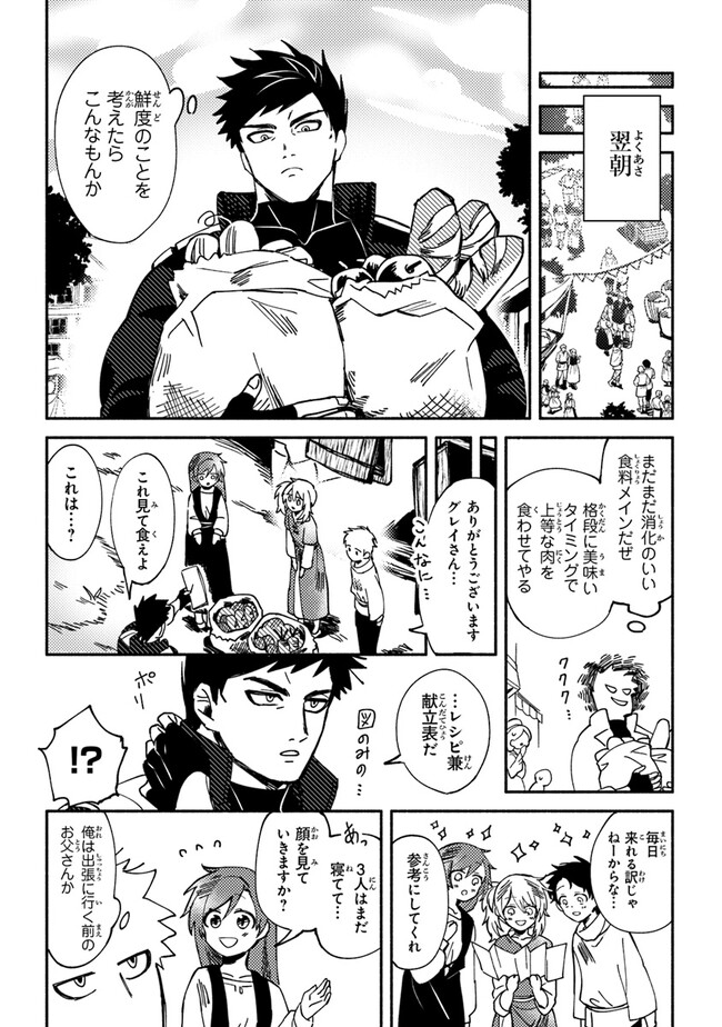 Akuninzura shita B-kyuu Boukensha - Shujinkou to Sono Osananajimi-tachi no Papa ni naru - Chapter 1 - Page 43