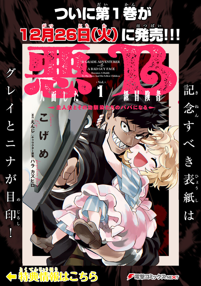Akuninzura shita B-kyuu Boukensha - Shujinkou to Sono Osananajimi-tachi no Papa ni naru - Chapter 6.2 - Page 14