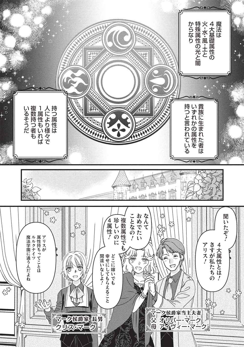 Bannou Maryoku no Aisare Reijou wa, Mahouseki Saiku wo Kiwametai! - Chapter 1 - Page 9