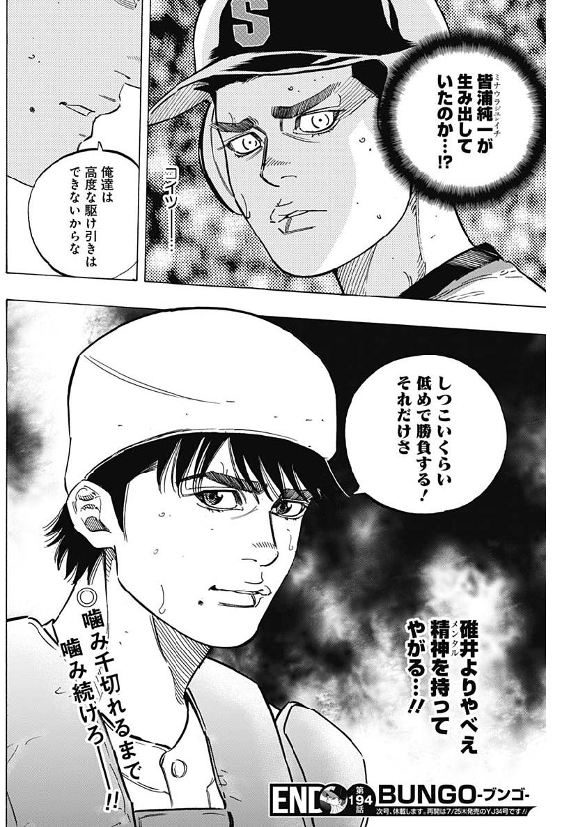 BUNGO-ブンゴ- Chap 194 - Next Chap 195