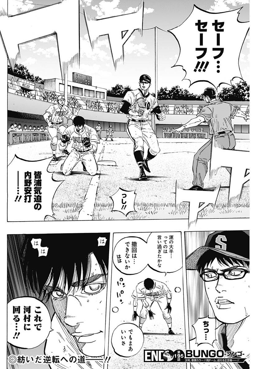 BUNGO-ブンゴ- Chap 195 - Next Chap 196