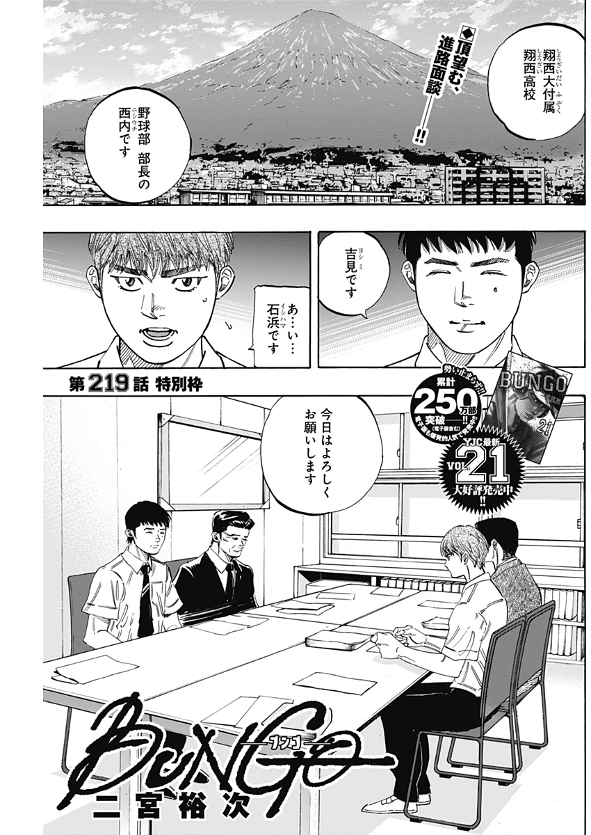 BUNGO-ブンゴ- Chap 219 - Next Chap 220