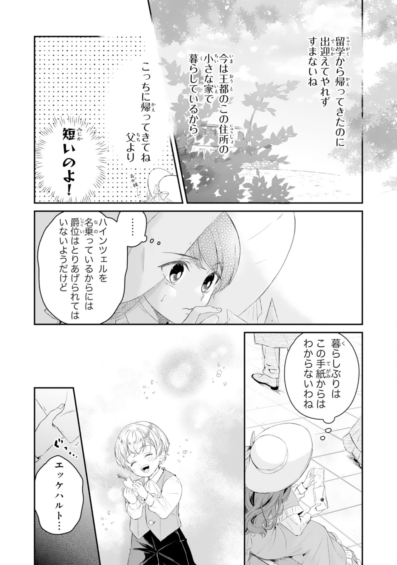 Chotto Rusu ni Shiteitara Ie ga Botsuraku Shiteimashita Tensei Reijo wa Zensei Chishiki to Seimaho de Daiji na Kazoku wo Sukuimasu - Chapter 1 - Page 19