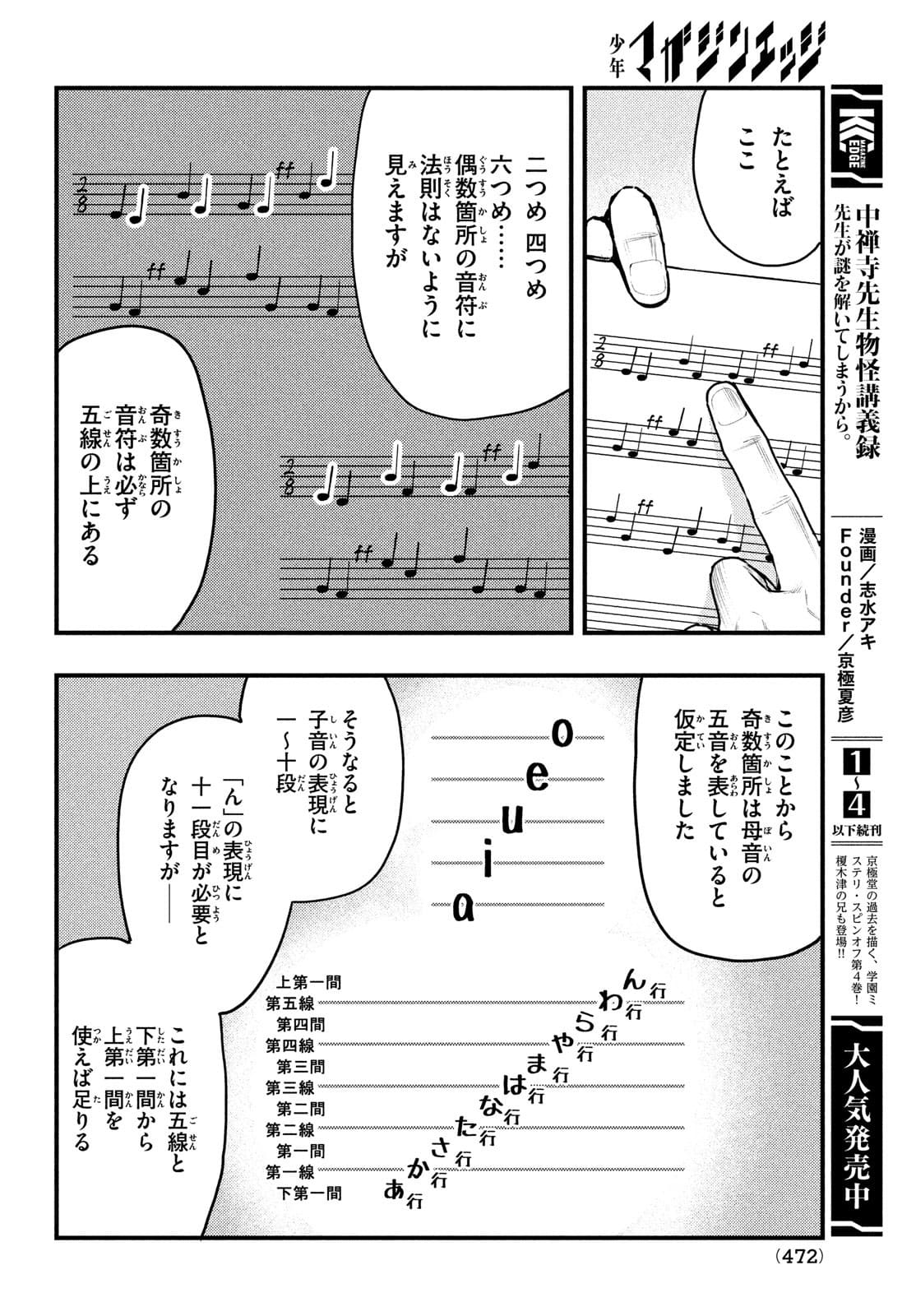 Chuuzenji-sensei Mononoke Kougi-roku - Sensei ga Nazo wo Hodoite Shimau kara - Chapter 24 - Page 18