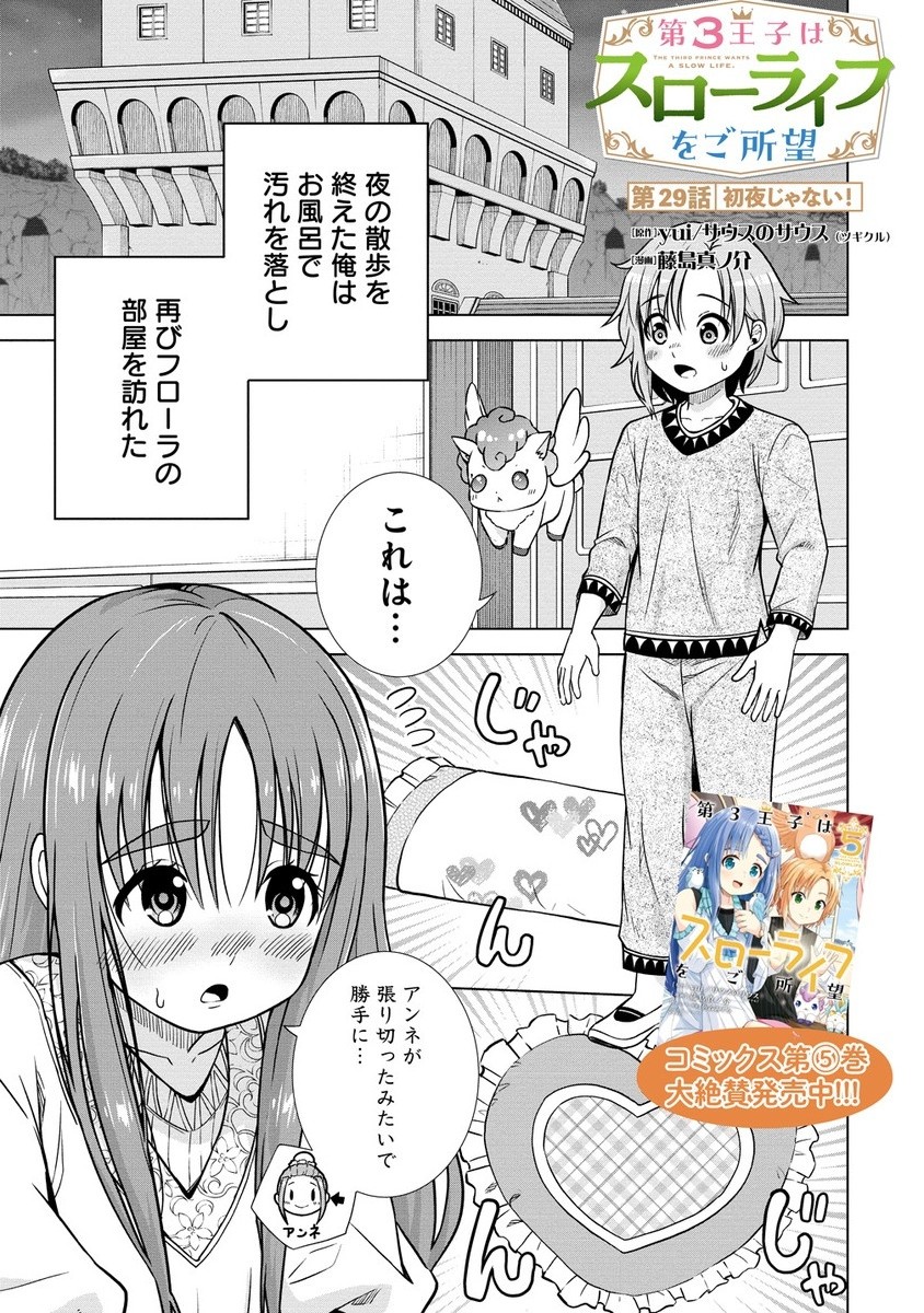 Dai San Ouji wa Slow Life wo Goshomou - Chapter 29.1 - Page 1