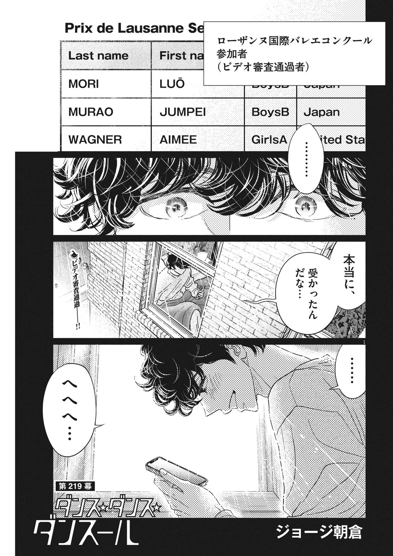 Dance Dance Danseur Chap 219 - Next Chap 220