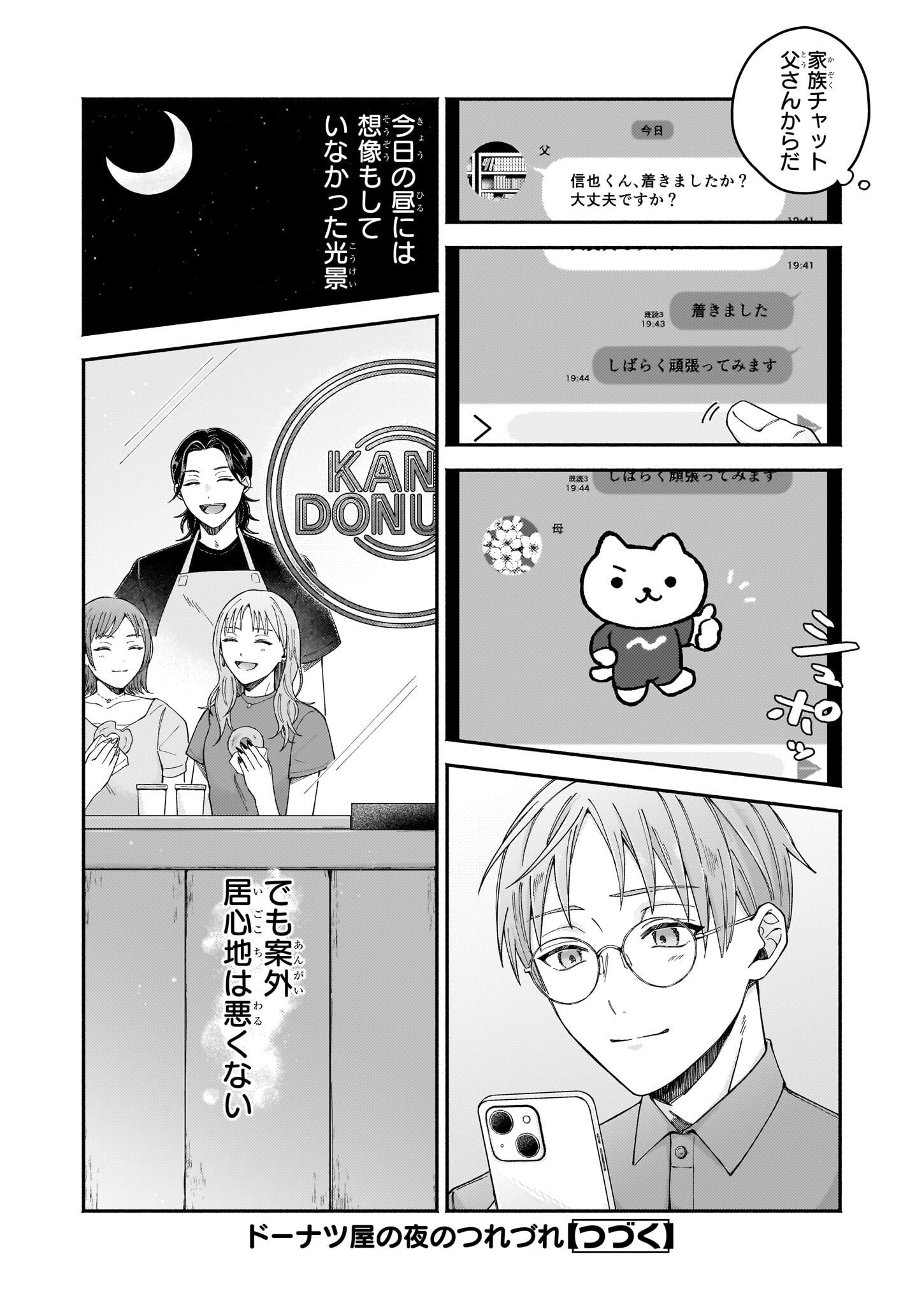 Donut-ya no Yoru no Tsurezure - Chapter 1 - Page 33