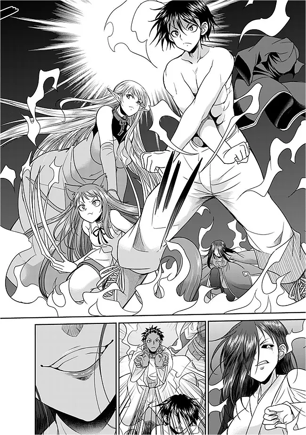 Elf Dorei to Kizuku Dungeon Harem: Isekai de Netotte Nakama wo Fuyashimasu - Chapter 26.1 - Page 7