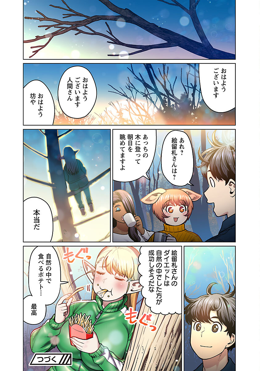 Elf-san wa Yaserarenai. - Chapter 48.8 - Page 28