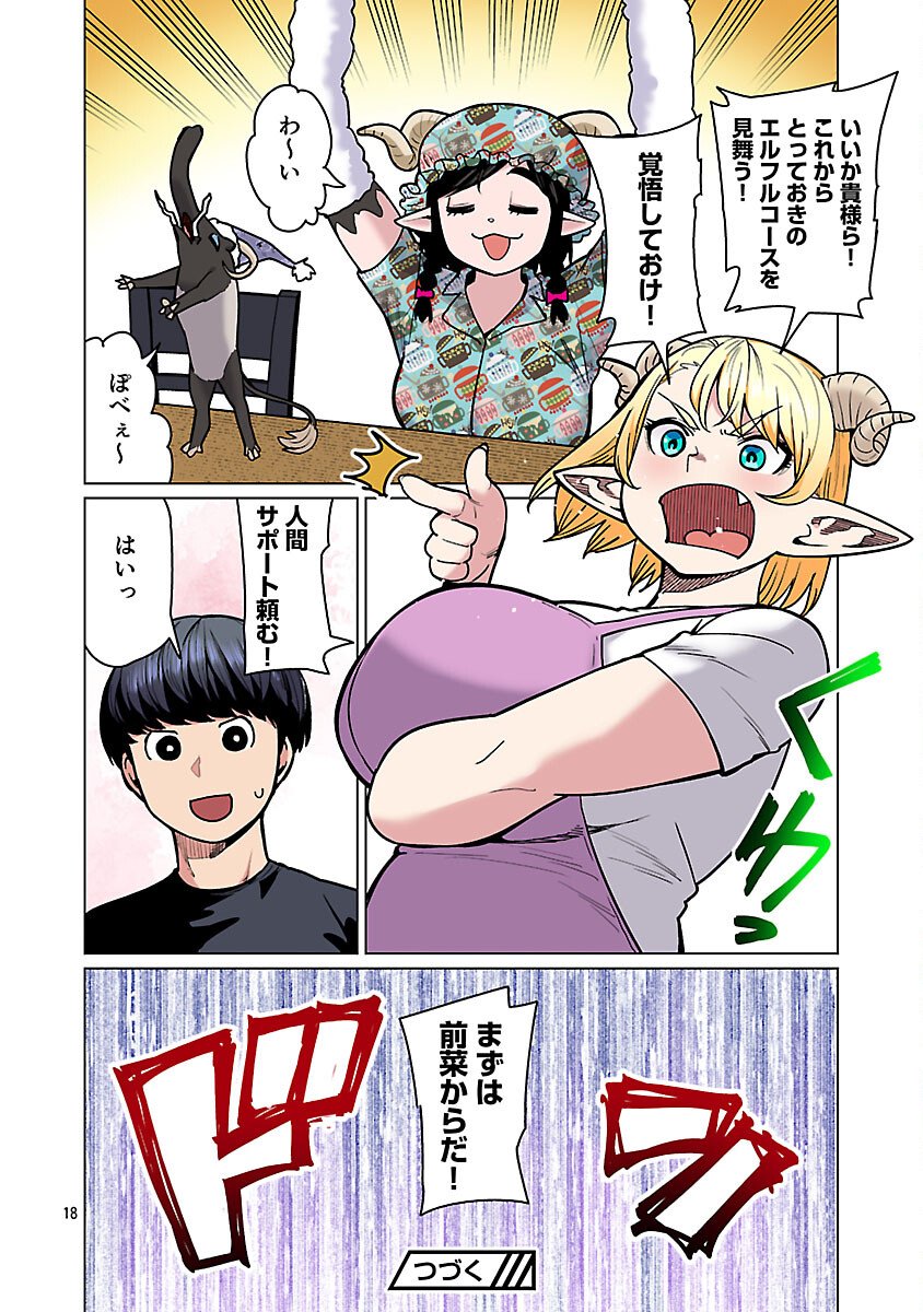 Elf-san wa Yaserarenai. - Chapter 63 - Page 20