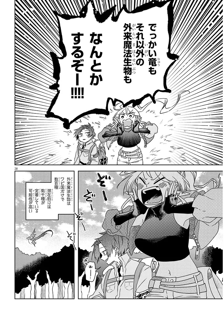 Gairai Mahou Seibutsu Taisakuka - Chapter 1 - Page 38