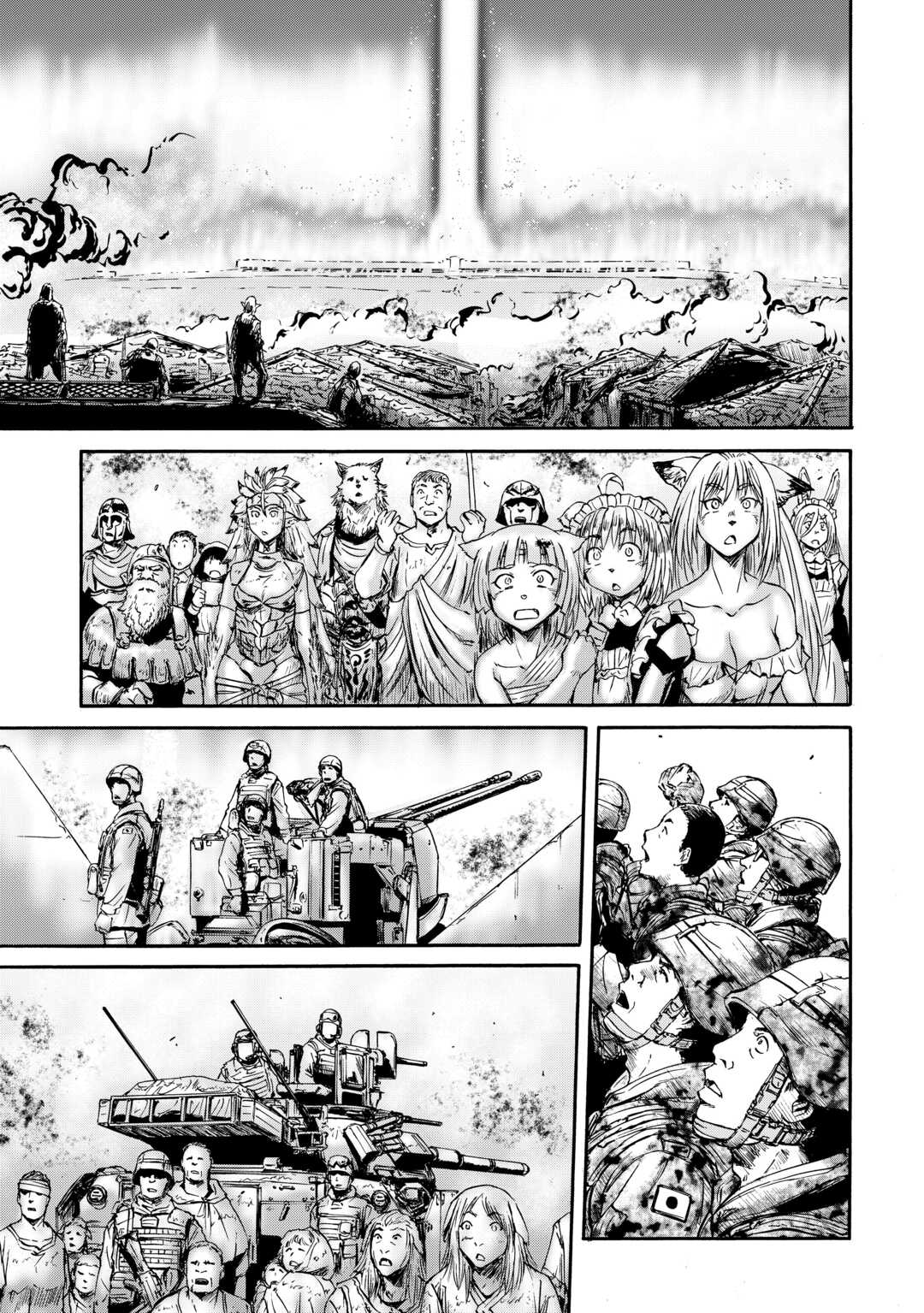 Gate - Jietai Kare no Chi nite, Kaku Tatakeri - Chapter 141 - Page 35