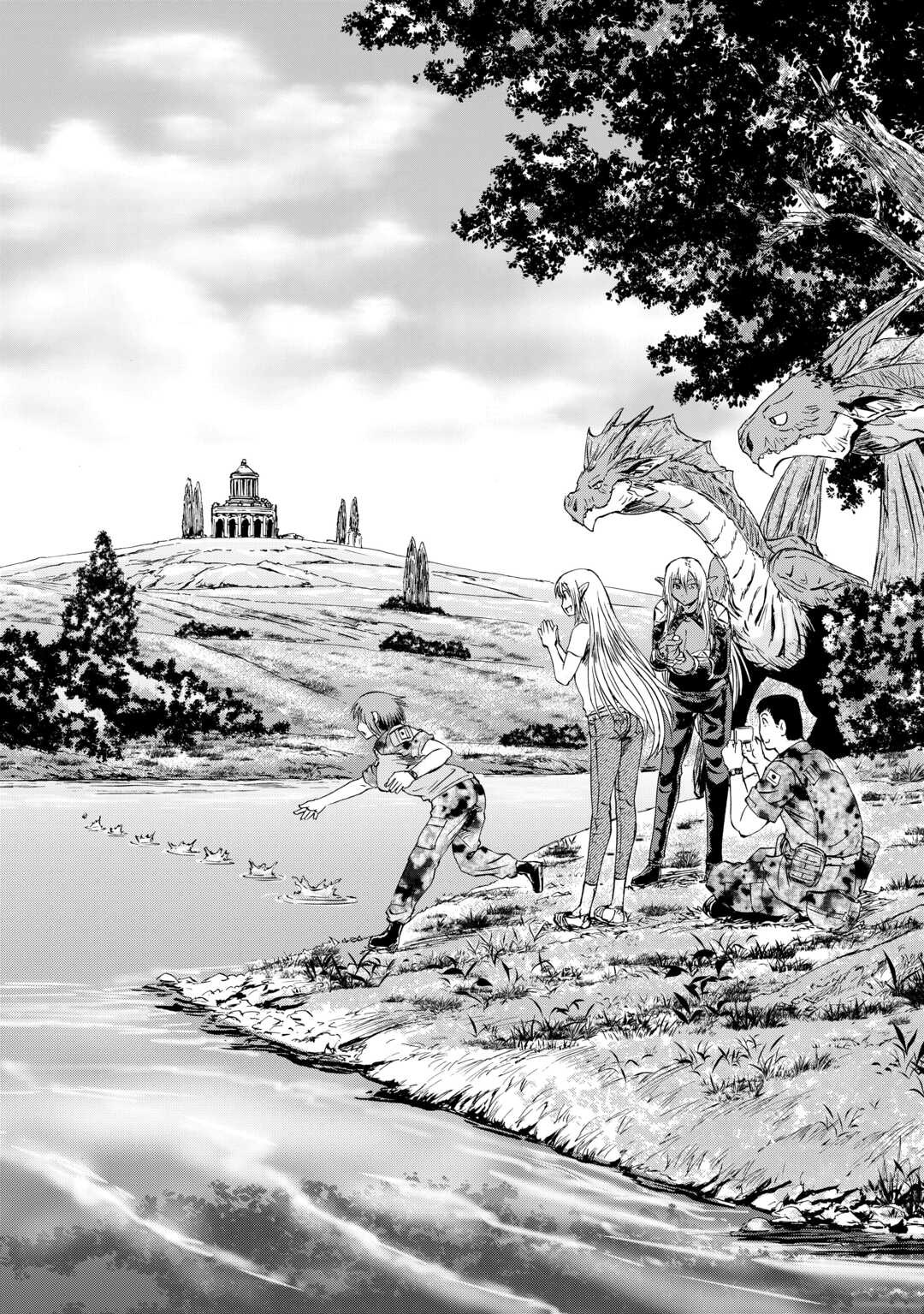 Gate - Jietai Kare no Chi nite, Kaku Tatakeri - Chapter 143.2 - Page 59