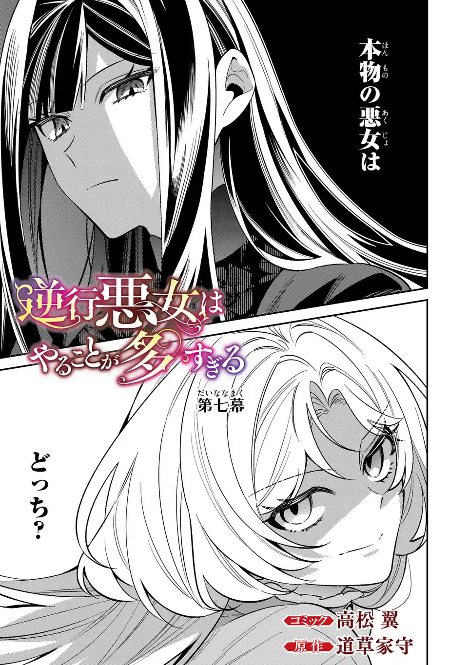 Gyakkou Akujo wa Yarukoto ga Oosugiru - Chapter 7 - Page 1