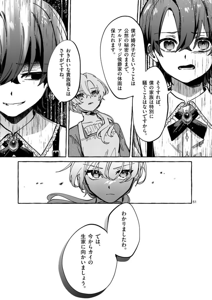 Hametsu wo Hikaeta Akuyaku Reijou ga Muri Shite Heroine wo Enjita Kekka - Chapter 1 - Page 51