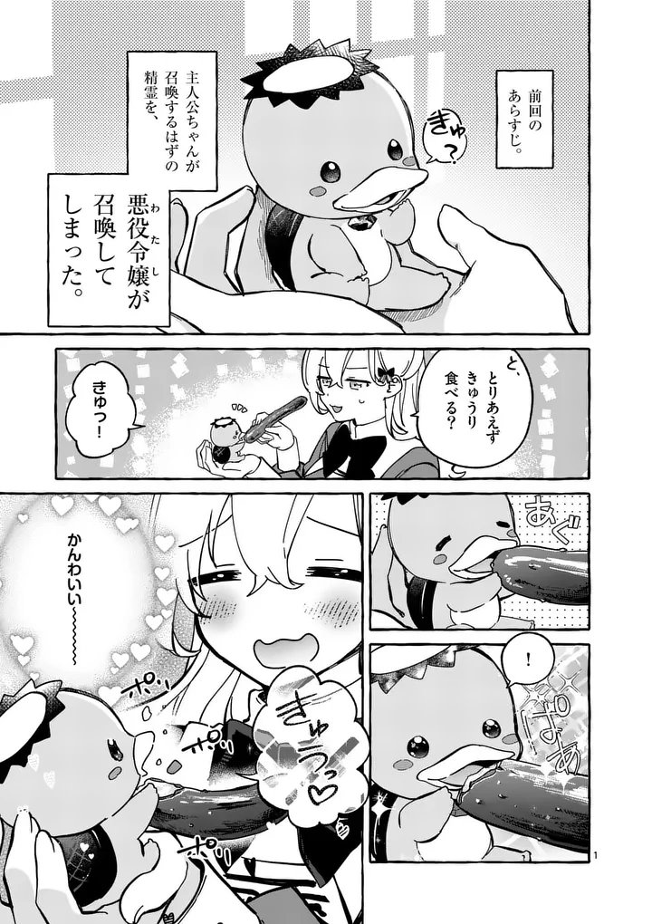 Hametsu wo Hikaeta Akuyaku Reijou ga Muri Shite Heroine wo Enjita Kekka - Chapter 7 - Page 1