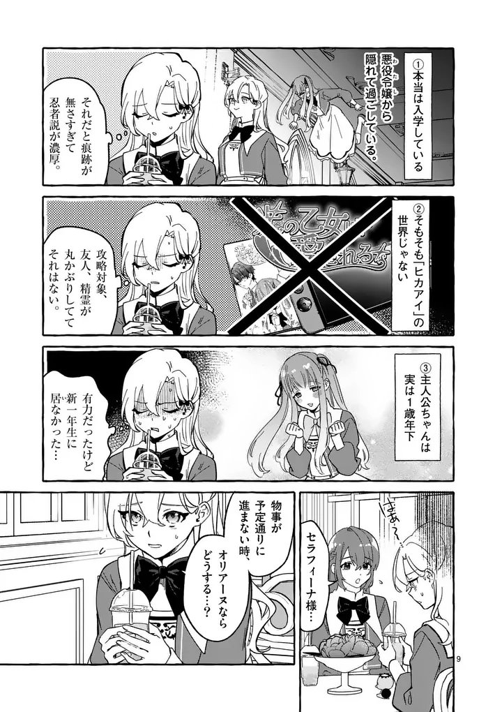 Hametsu wo Hikaeta Akuyaku Reijou ga Muri Shite Heroine wo Enjita Kekka - Chapter 7 - Page 9