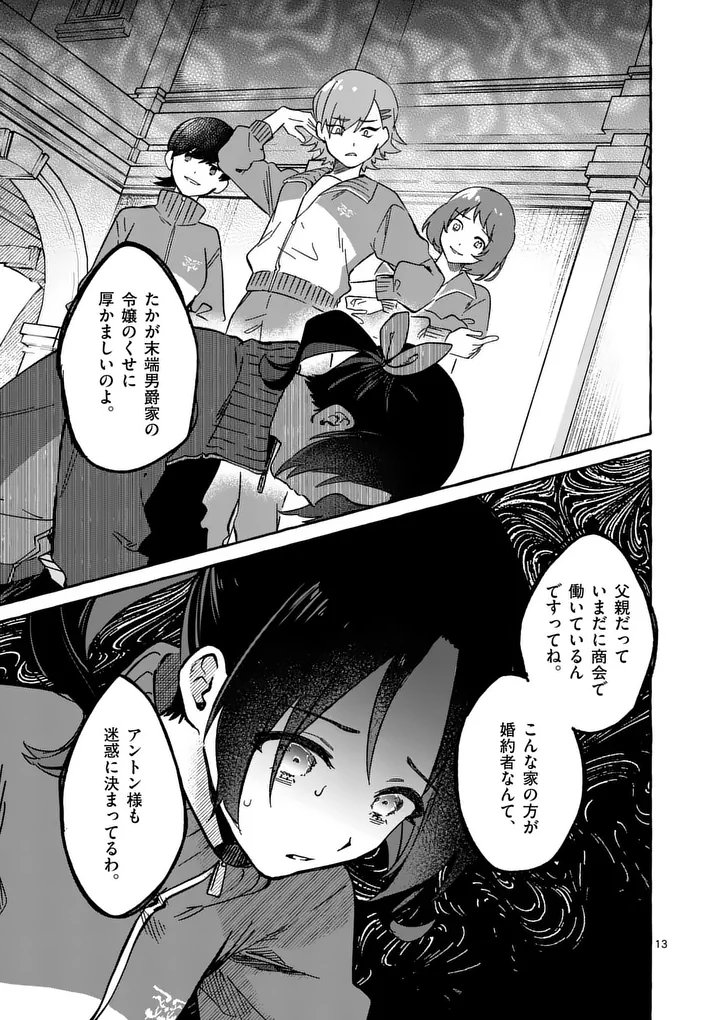 Hametsu wo Hikaeta Akuyaku Reijou ga Muri Shite Heroine wo Enjita Kekka - Chapter 8.1 - Page 13