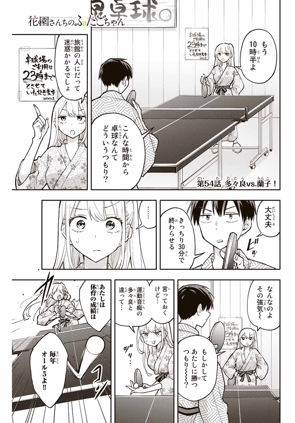 Hanazono-sanchi no Futago-chan - Chapter 54 - Page 1