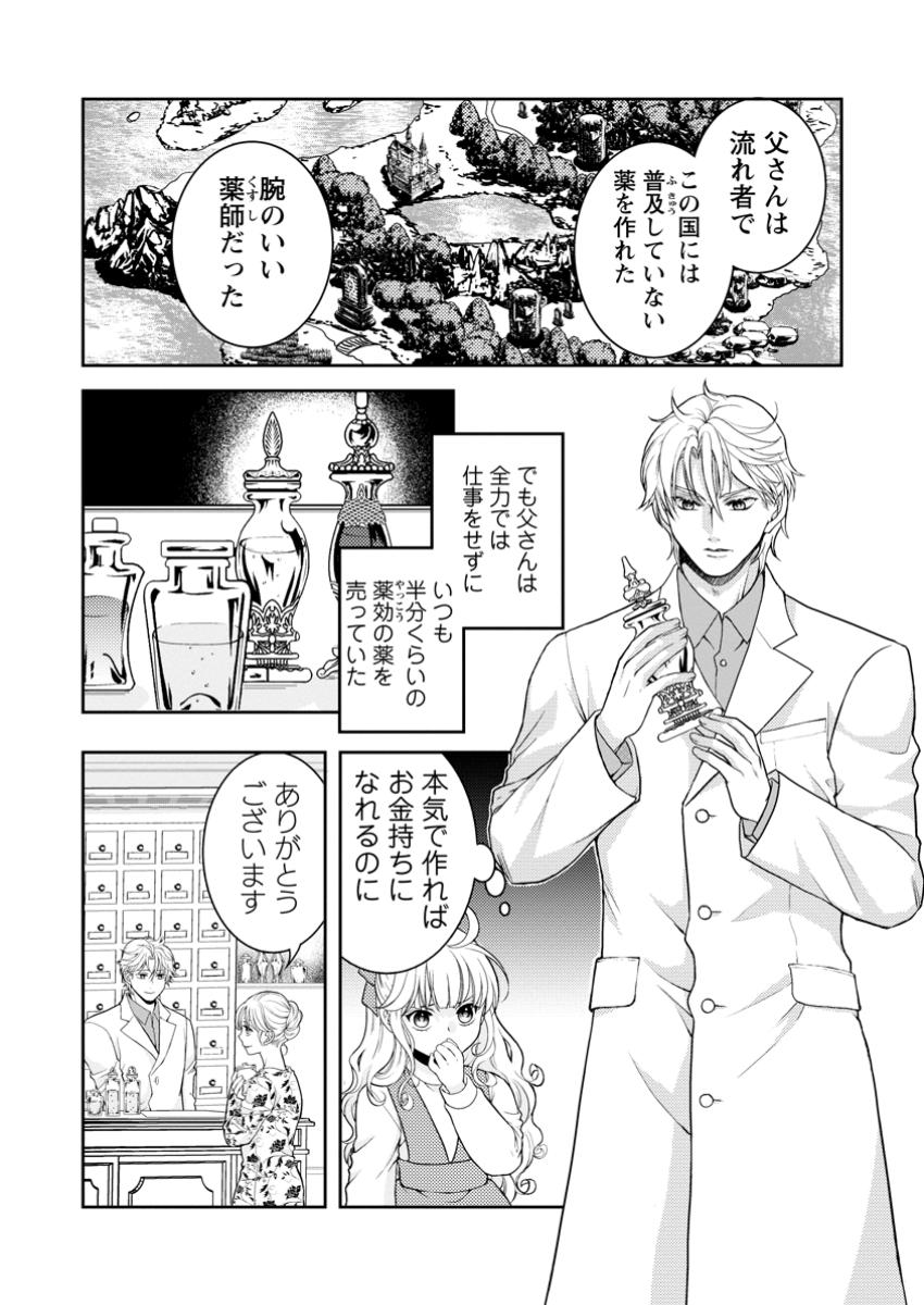 Haribote Seijo wa Youjo ni Nari, Ai no Omoi Kamisama to Tsuihou Life wo Mankitsu suru - Chapter 4.1 - Page 2