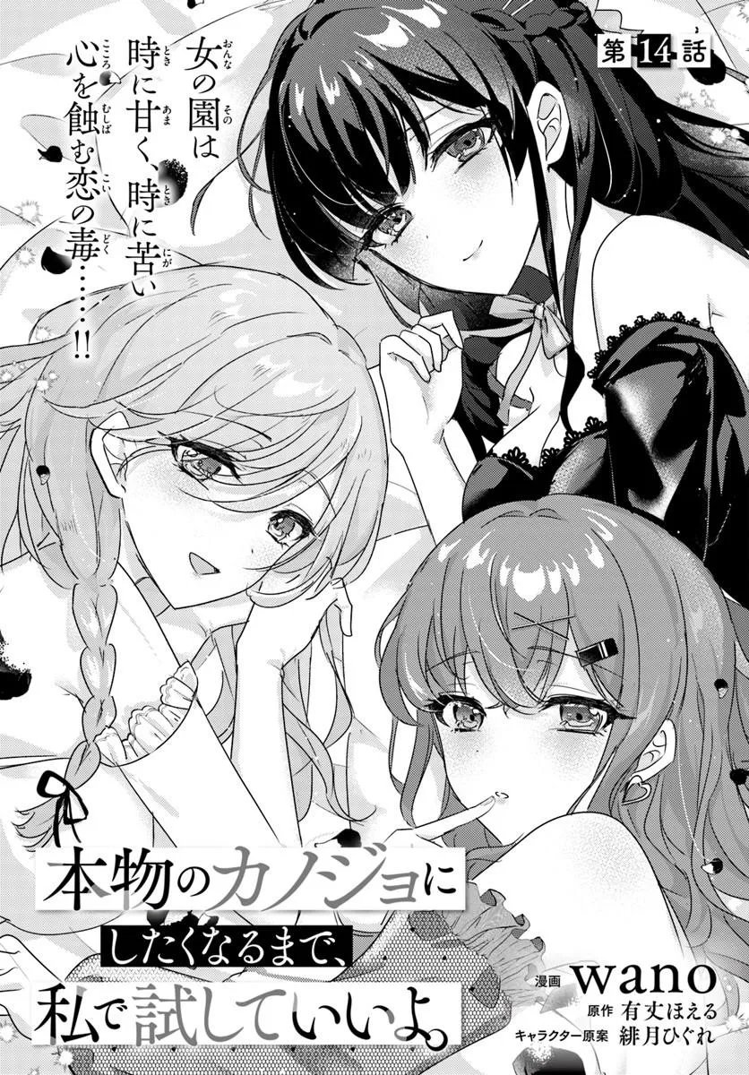 Honmono no Kanojo ni Shitakunaru Made, Watashi de Tameshite Ii yo. - Chapter 14.1 - Page 3