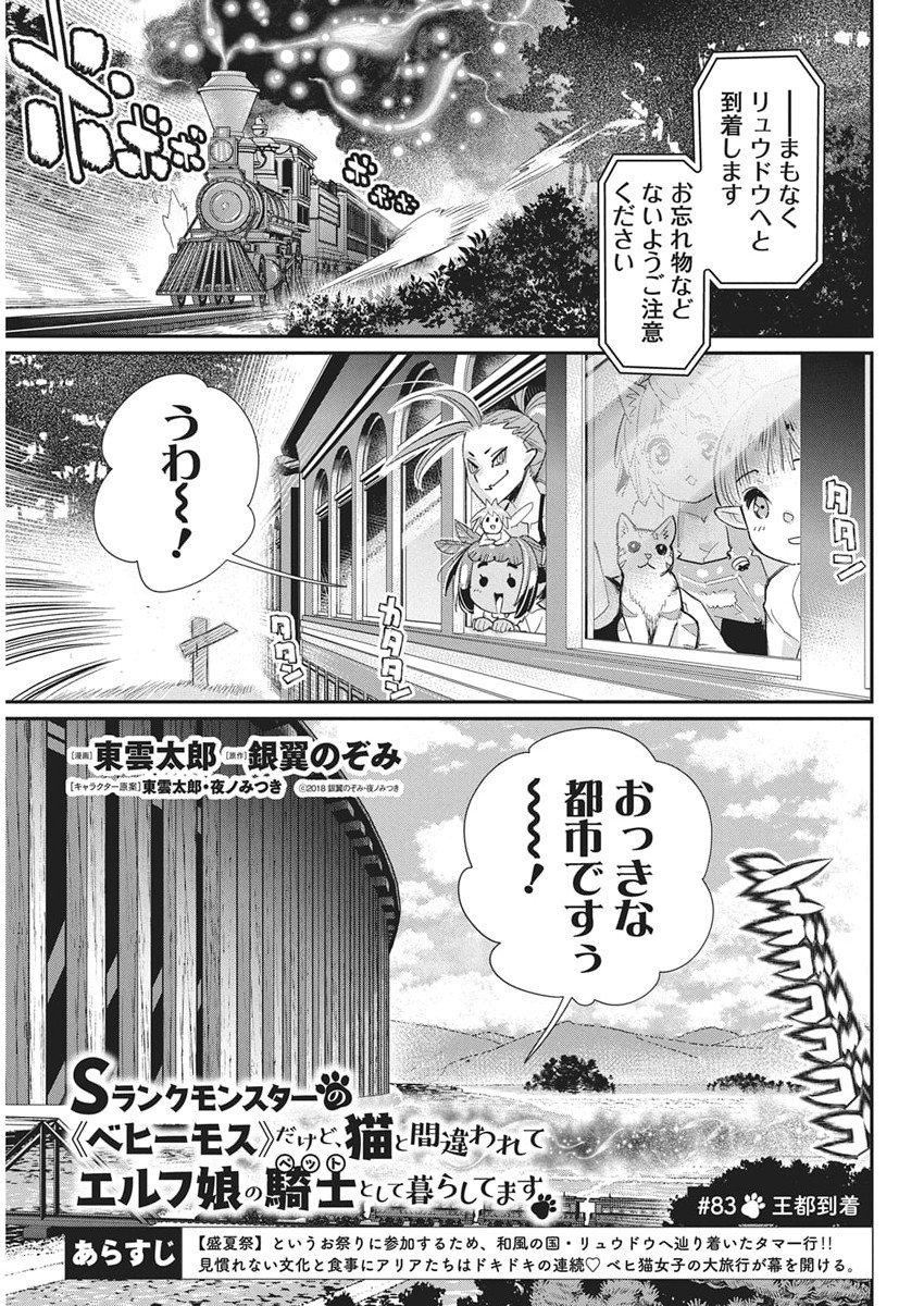 S-Rank Monster no "Behemoth" Dakedo, Neko to Machigawarete Elf Musume no Pet to Shite Kurashitemasu - Chapter 83 - Page 1