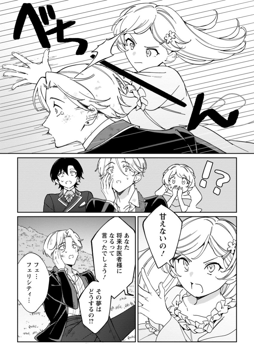 Imouto ni Konyakusha wo Ubawareta Ochikobore Reijou wa, Tensai Majutsushi ni Dekiaisareru - Chapter 22.3 - Page 4