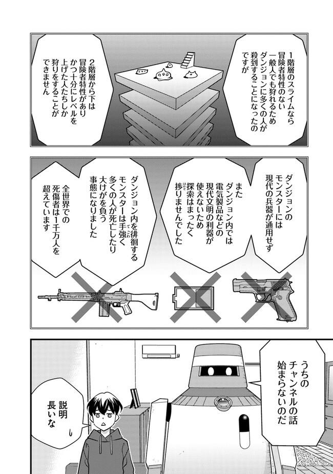 Isekai Kaeri no Yuusha wa, Dungeon ga Shutsugen shita Genjitsu Sekai de, Influencer natte Kane wo Kasegimasu! Chap 8.2 - Next Chap 9.2