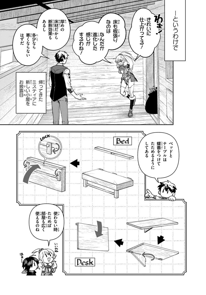 Isekai no Sumikko de Kaiteki Monozukuri Seikatsu - Megami-sama no Kureta Koubou wa Chotto Yarisugi Seinou Datta - Chapter 13 - Page 13