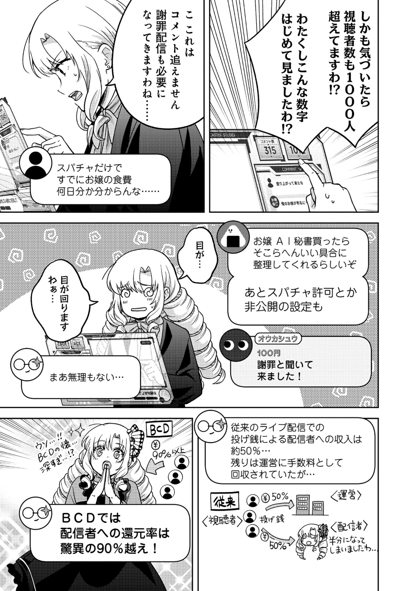 Itsuka Ojou-sama ni Naritai Kei Dungeon Haishinsha ga Honmono no Ojou-sama ni Naru Made - Chapter 8.1 - Page 3