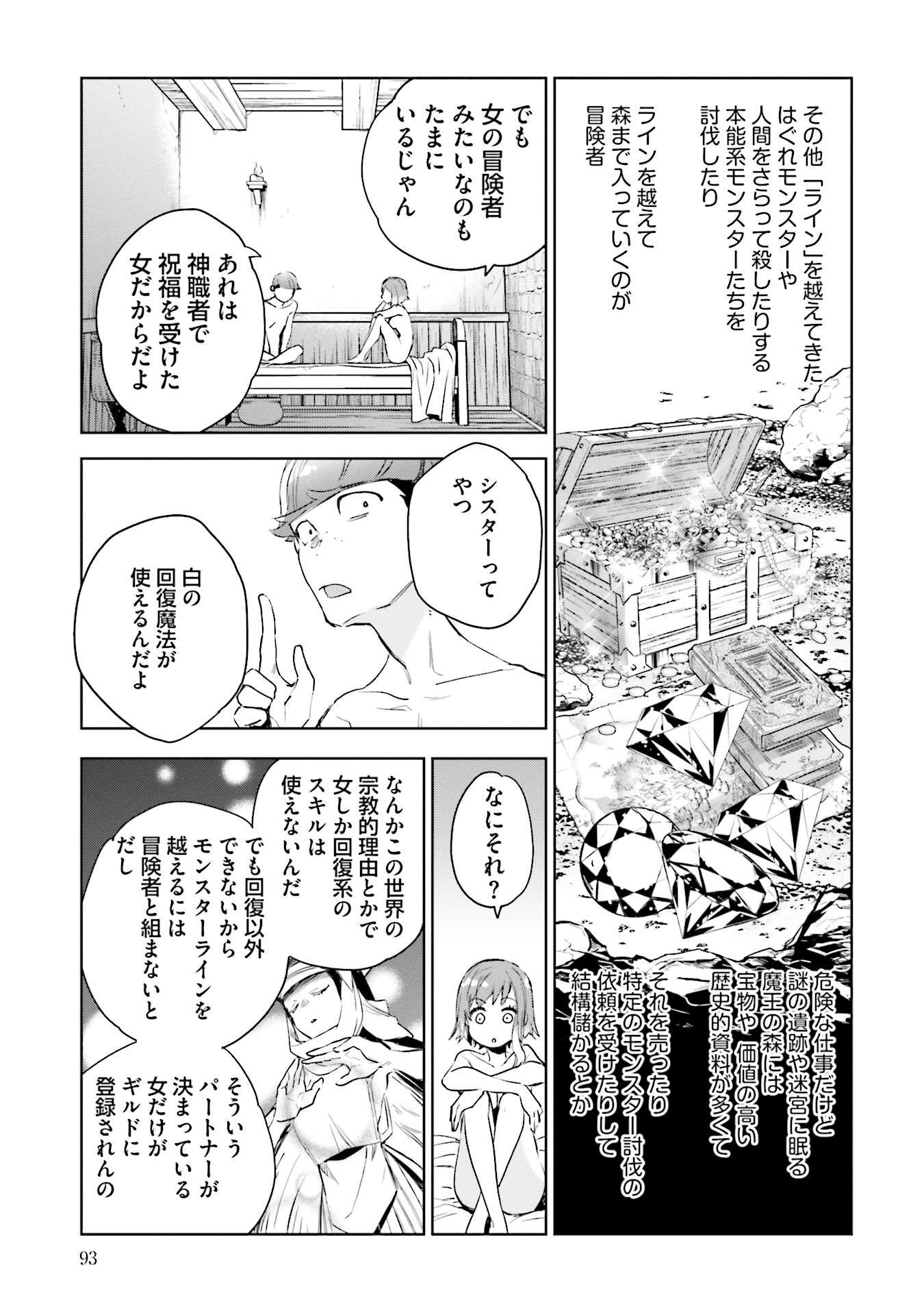 JK Haru wa Isekai de Shoufu ni natta - Chapter 3 - Page 9