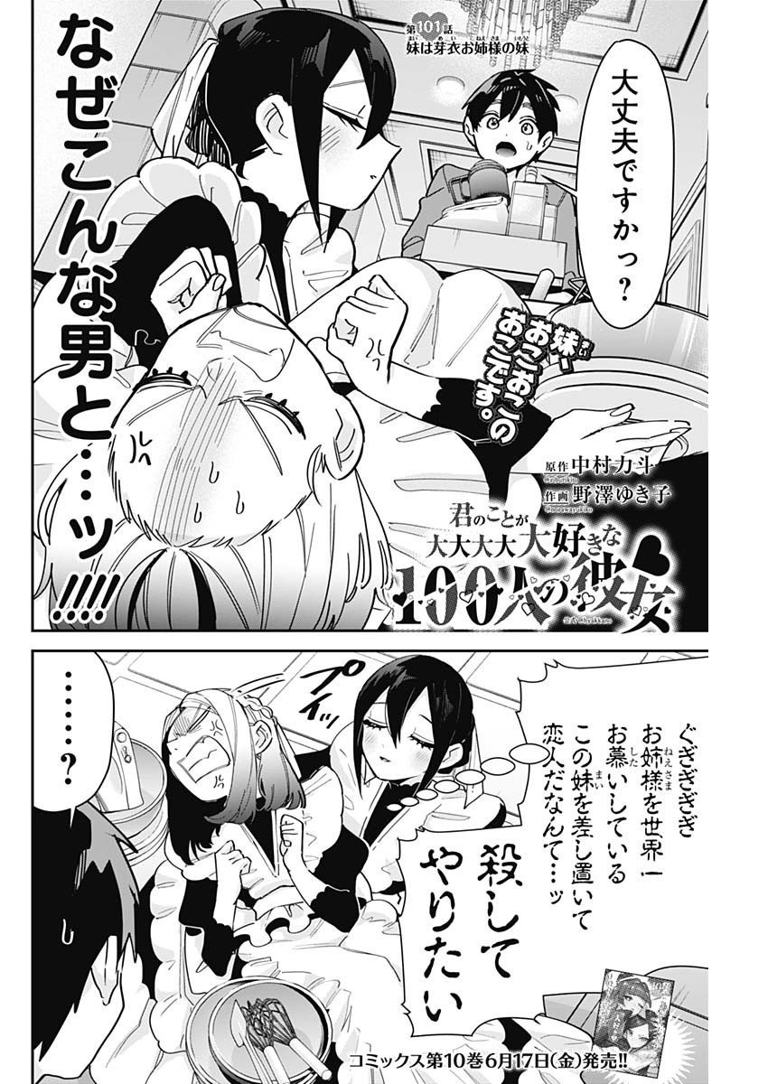 君のことが大大大大大好きな100人の彼女 Chap 101 - Next Chap 102
