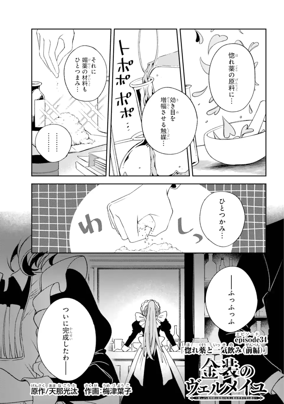 Kinsou no Vermeil - Gakeppuchi Majutshi wa Saikyou no Yakusai to Mahou Sekai o Tsukisusumu Chap 34 - Next Chap 35