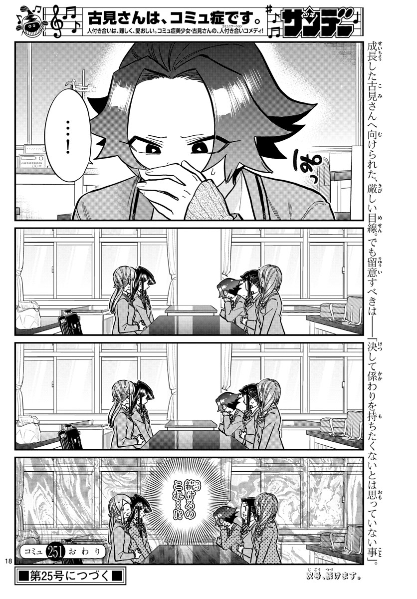 Komi-san wa Komyushou Desu Chap 251 - Next Chap 252