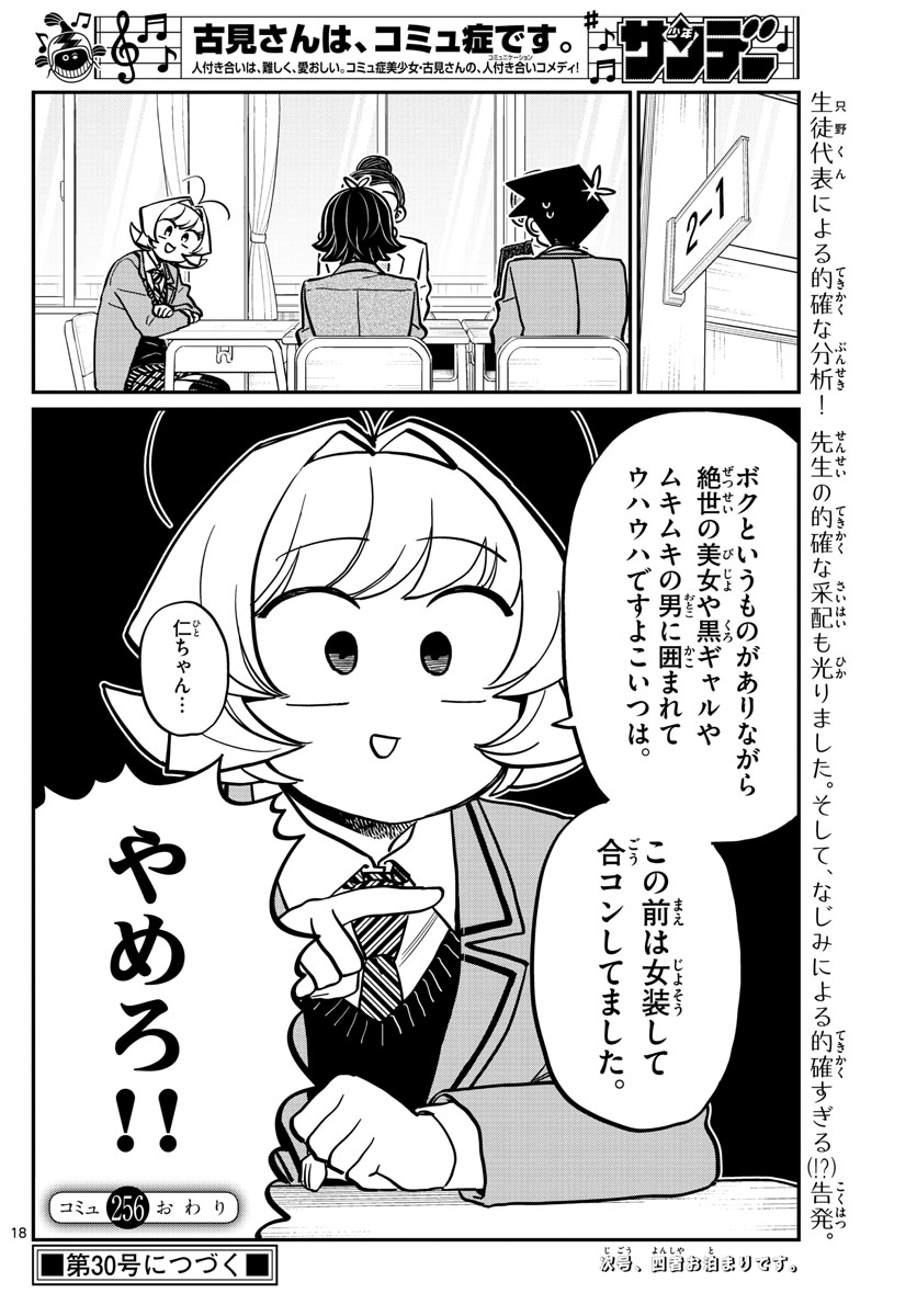 Komi-san wa Komyushou Desu Chap 255 - Next Chap 256