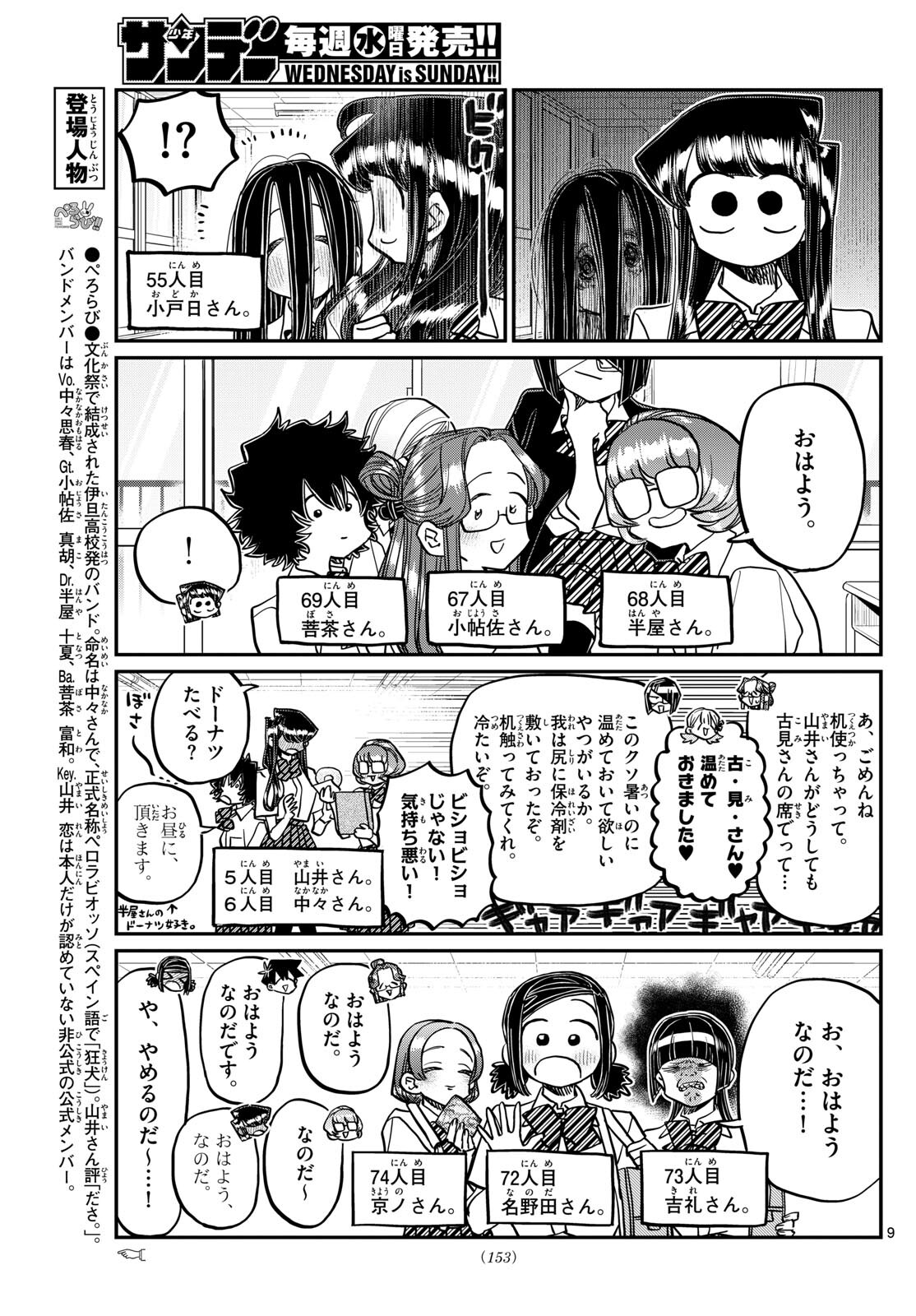 Komi-san wa Komyushou Desu Chap 415 - Next Chap 416