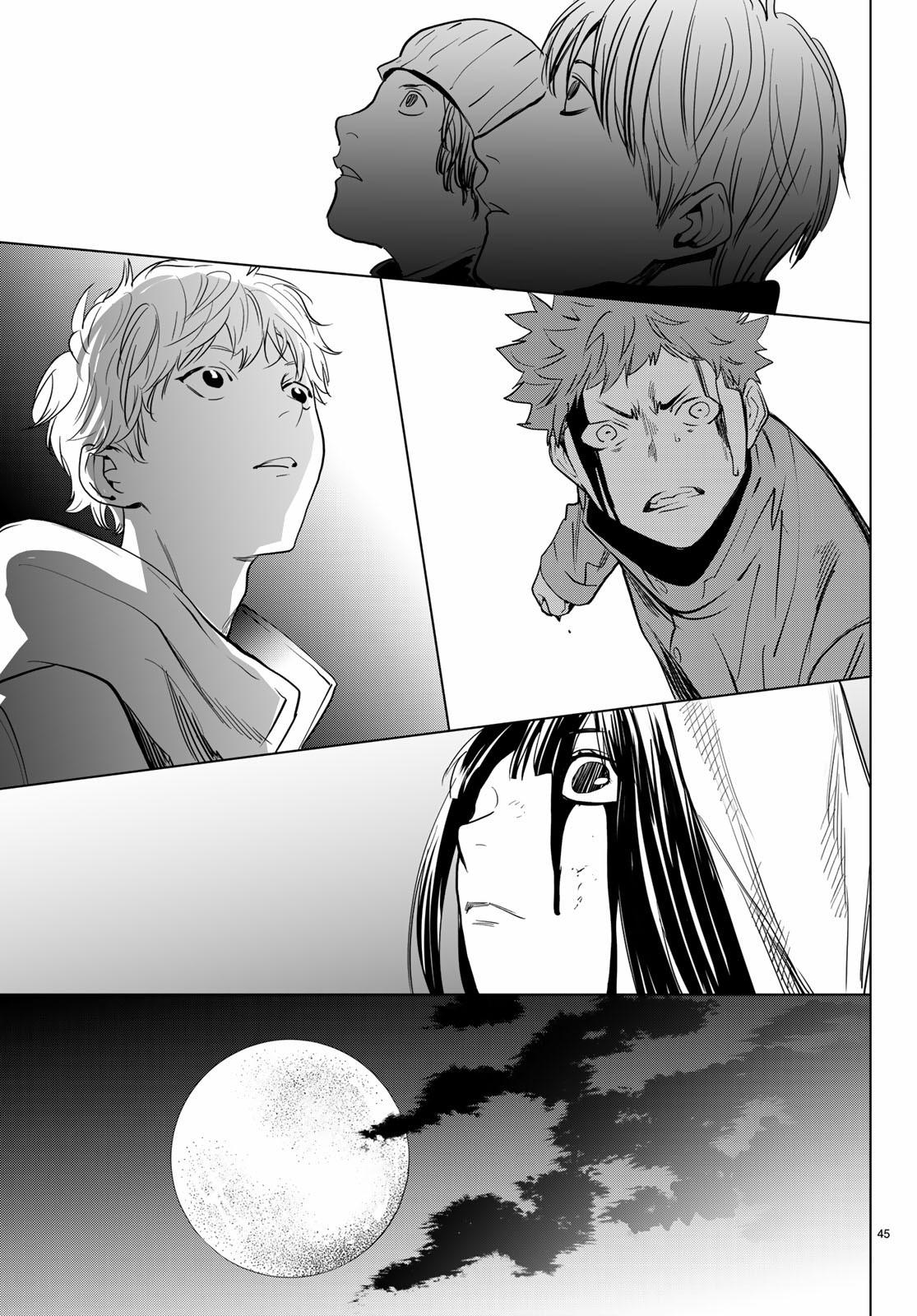 Konya wa Tsuki ga Kirei Desu ga, Toriaezu Shine - Chapter 22 - Page 45