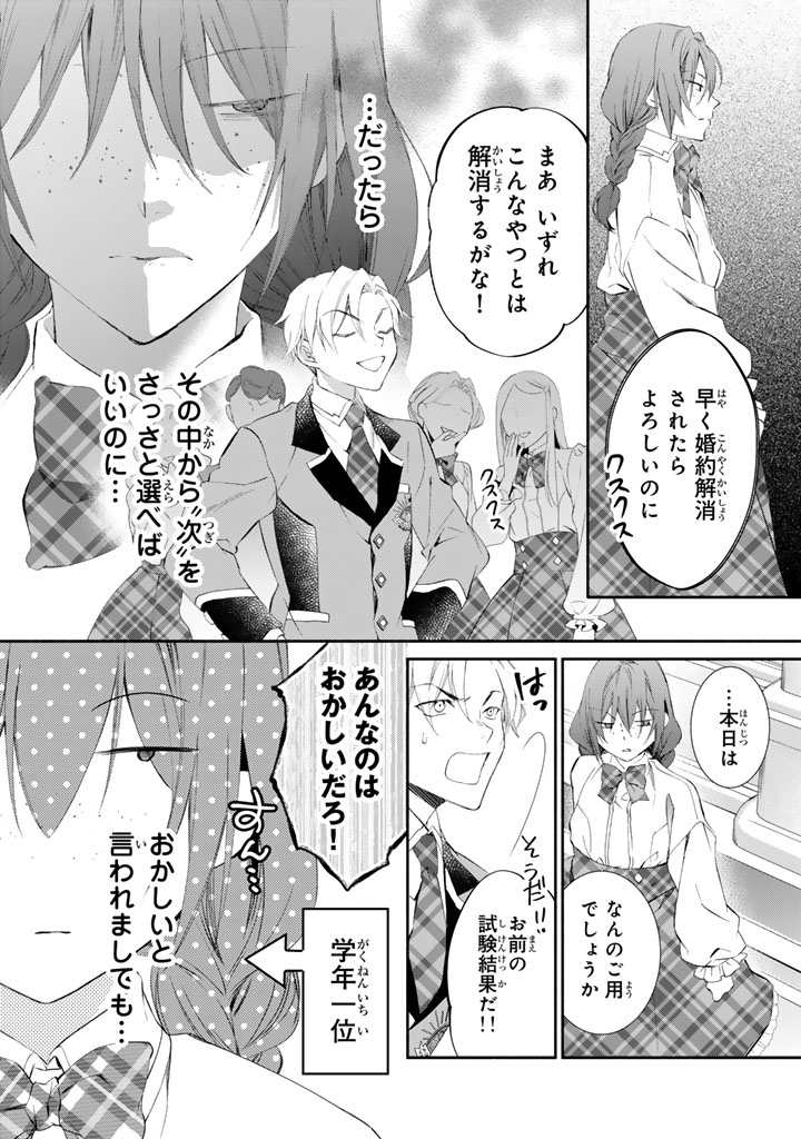 Konyakuhaki Saretai node Sugao wo Kakushite Zannen Reijou ni Narimasu! E? Haraguro Ouji ni Bareteru toka Kiitainaindesu kedo!? - Chapter 4 - Page 14