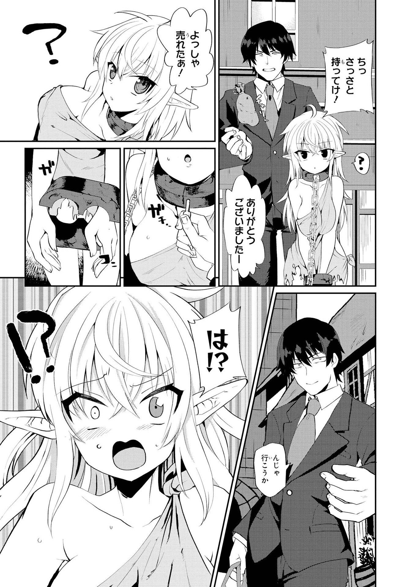 Kouki na Elf wo Hazukashimeru - Chapter 1 - Page 9
