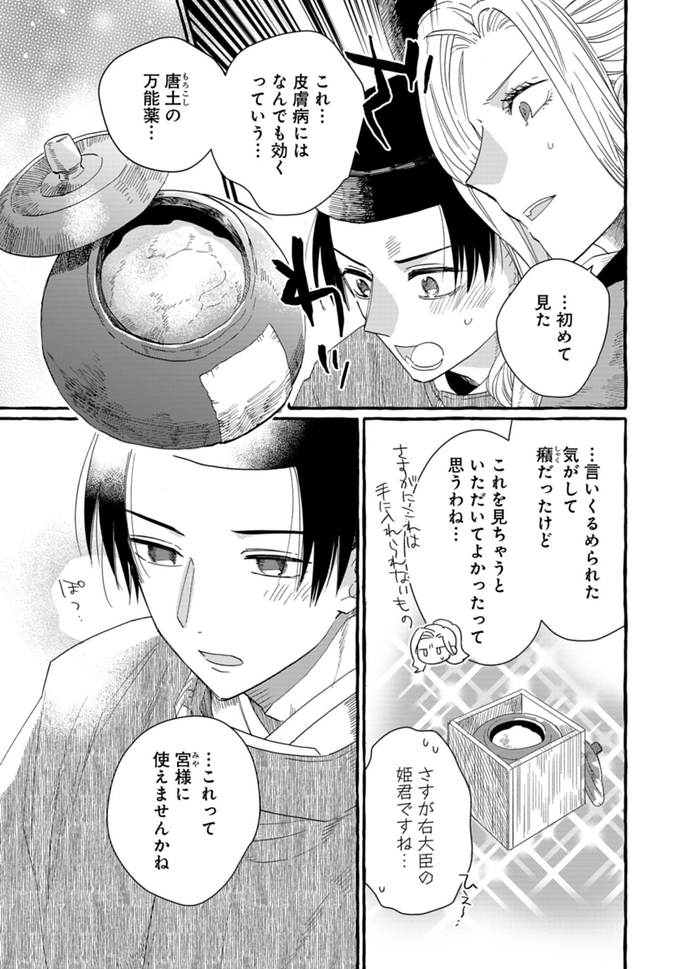 Koukyuu no Kusushi - Heian Nazotoko Shinryou Nikki - Chapter 6.1 - Page 13