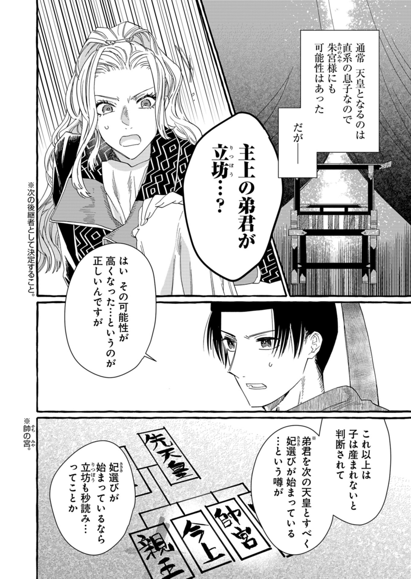 Koukyuu no Kusushi - Heian Nazotoko Shinryou Nikki - Chapter 7.2 - Page 6