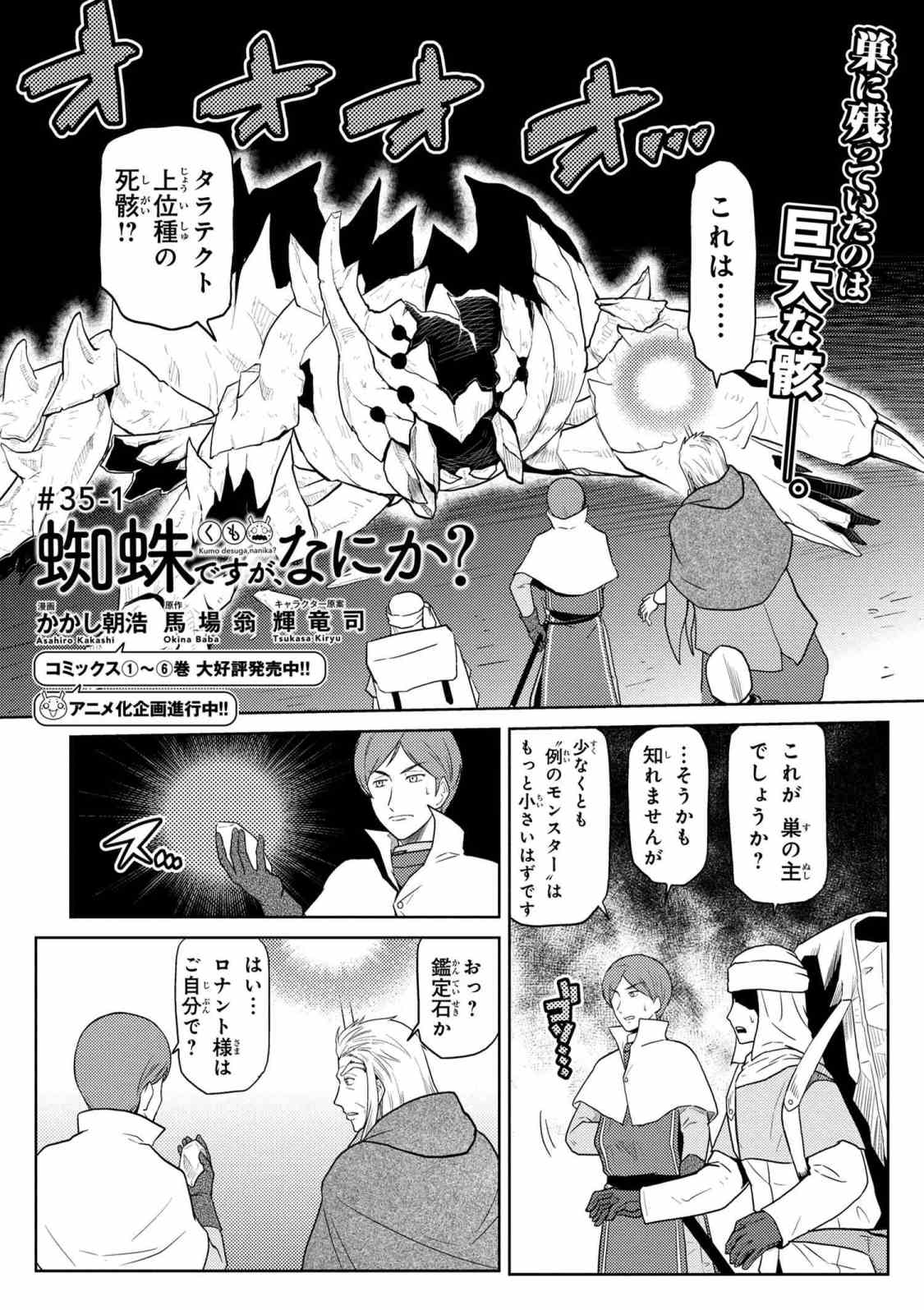Kumo Desu ga, Nani ka? - Chapter 35.1 - Page 1