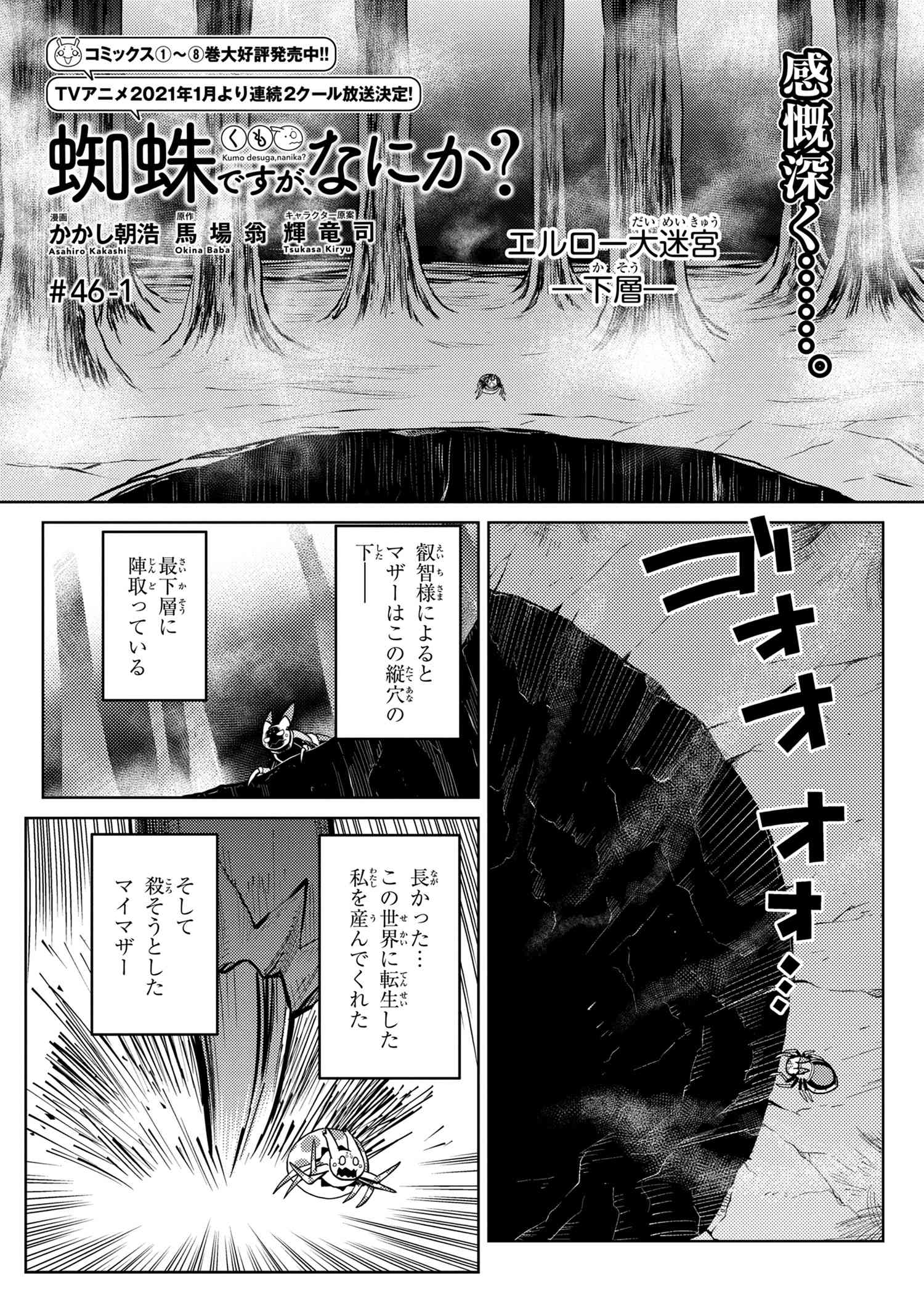 Kumo Desu ga, Nani ka? - Chapter 46.1 - Page 1