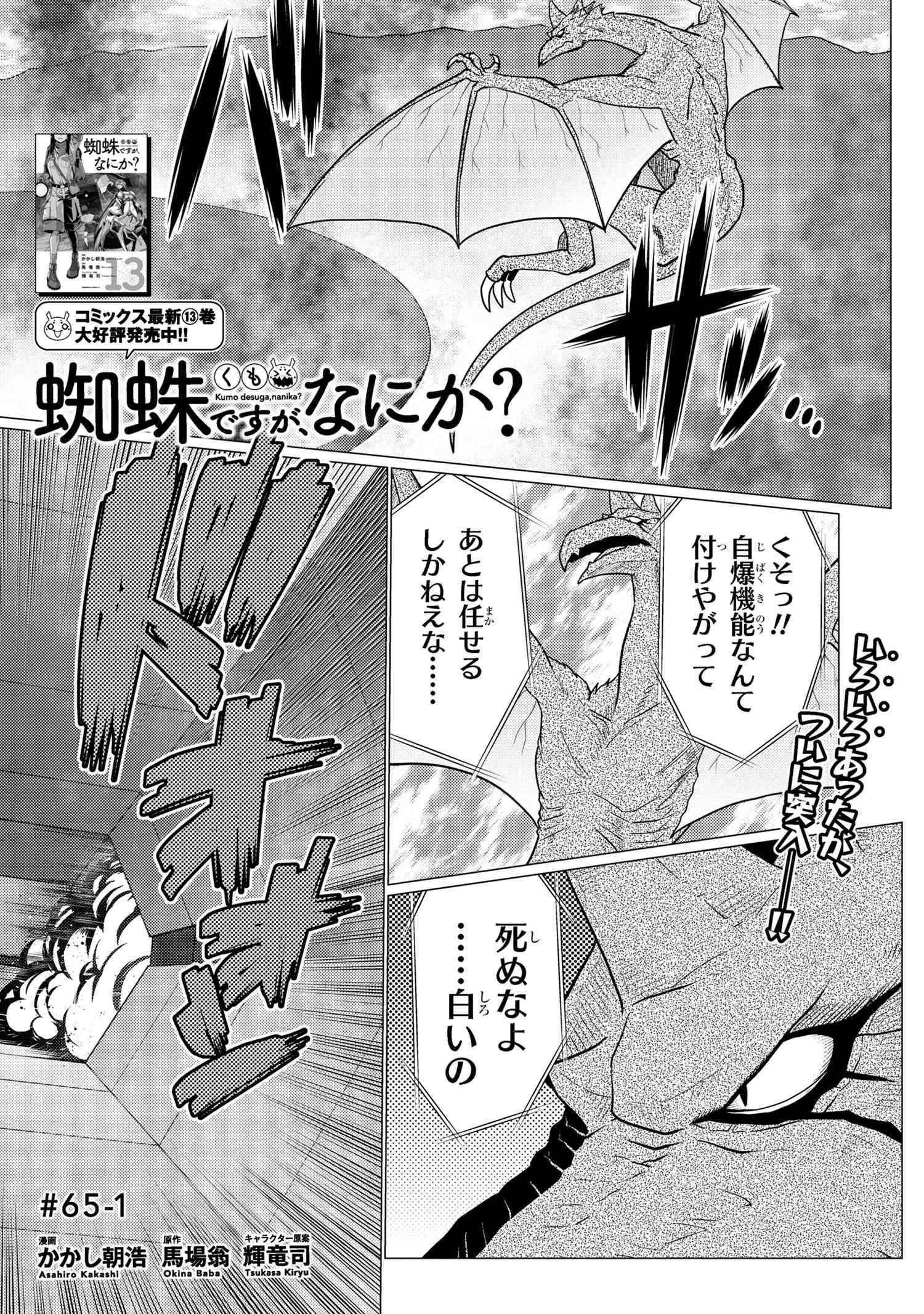 Kumo Desu ga, Nani ka? - Chapter 65.1 - Page 1