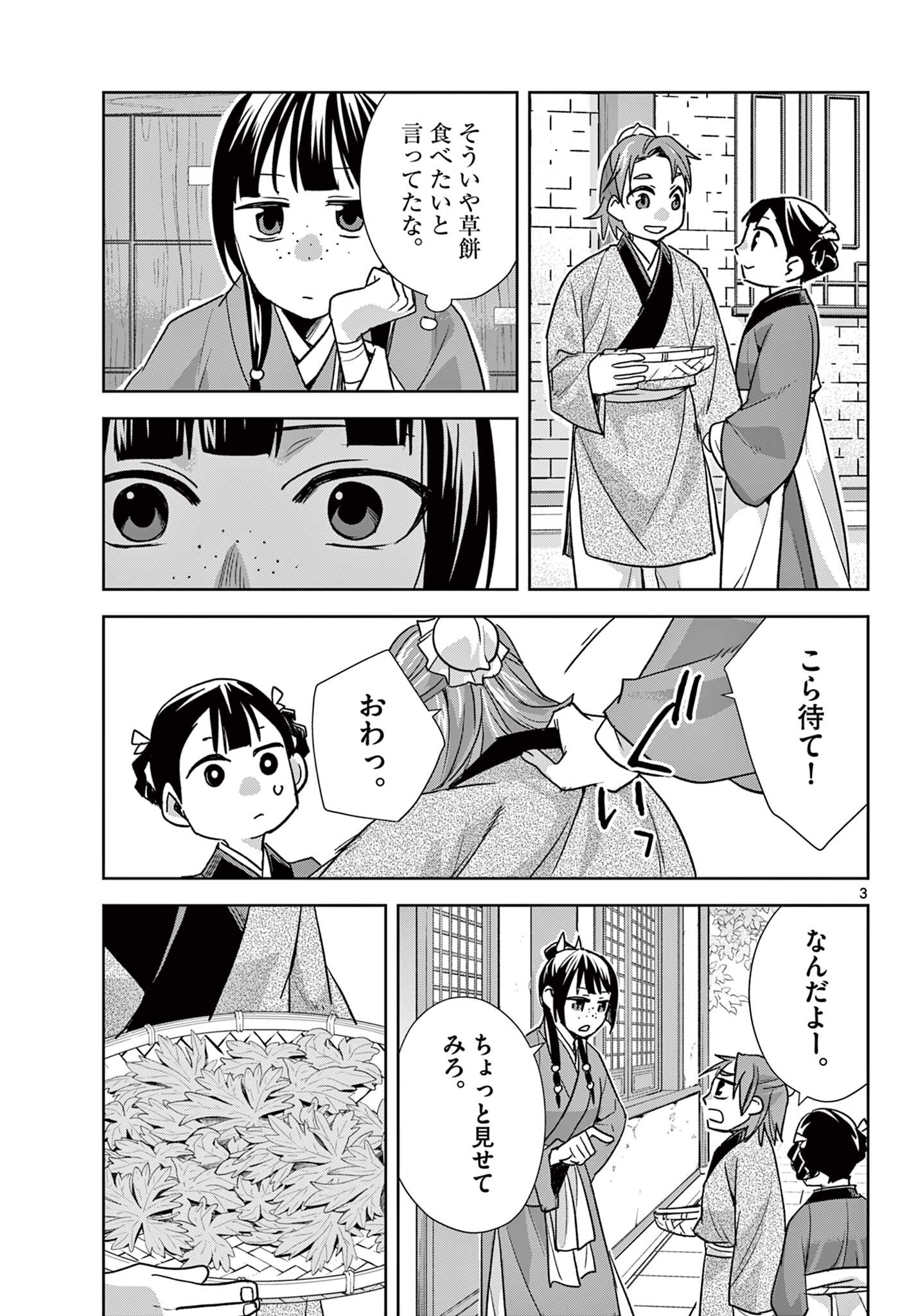Kusuriya no Hitorigoto - Maomao no Koukyuu Nazotoki Techou - Chapter 96.1 - Page 3